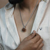 Adiyogi Pendant (3 Mukhi Nepali Rudraksha)