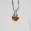 Adiyogi Pendant (6 Mukhi Nepali Rudraksha)