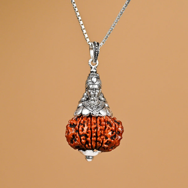 Hanumanji Pendant with 11 Mukhi NepaliRudraksha