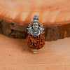 Shiva Pendant with 5 Mukhi Nepali Rudraksha