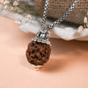 Adiyogi Pendant (3 Mukhi Nepali Rudraksha)