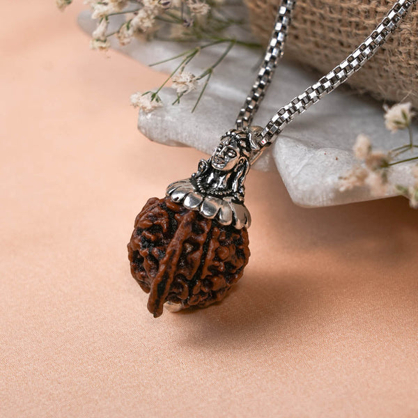 Adiyogi Pendant (Ganesh Mukhi Nepali Rudraksha)
