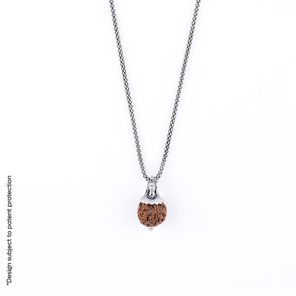 Adiyogi Pendant (5 Mukhi NepaliRudraksha)