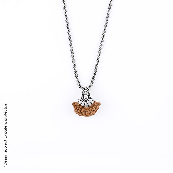 Adiyogi Pendant 1 Mukhi Rudraksha