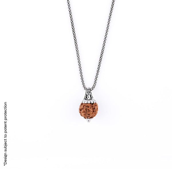 Adiyogi Pendant (4 Mukhi Nepali Rudraksha)