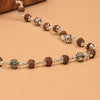 Rudraksha With Radhe Silver Beads Mala