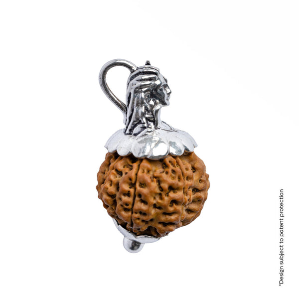 Adiyogi Pendant (8 Mukhi NepaliRudraksha)