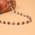 Rudraksha With Heavy Silver Beads Mala