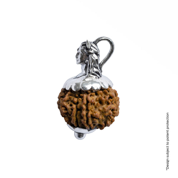 Adiyogi Pendant (9 Mukhi Nepali Rudraksha)