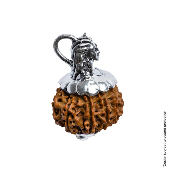 Adiyogi Pendant (11 Mukhi Nepali Rudraksha)
