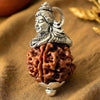 Shiva Pendant with 5 Mukhi Nepali Rudraksha