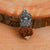 Maa Durga Pendant with 9 Mukhi Nepali Rudraksha