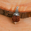Kartikeya Pendant with 6 Mukhi Nepali Rudraksha