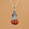 Ganeshji Pendant with 8 Mukhi Nepali Rudraksha